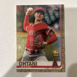 2019 Topps Series 2 - Shohei Ohtani #600 Gold Rookie Cup Serial Numbered Angels