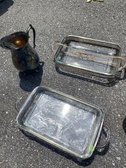 Pyrex 2 Piece Glass Set & Water Pitcher
