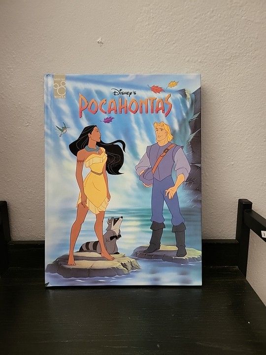 Vintage 1995 Disney's Pocahontas Storybook Hardcover Book Classics Series