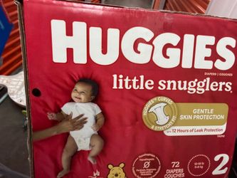 Size 2 Huggies and Pampers