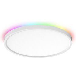 12in White Smart Ceiling Light Led WiFi Flush Mount Ceiling Lamp Dimmable with App  Control - Color Changing Modern RGB Ceiling Light Fixture