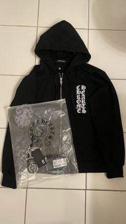 Black Chrome Hearts Zip Up