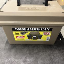 9MM Water Tight Ammo Case Holds 1000 Rounds 