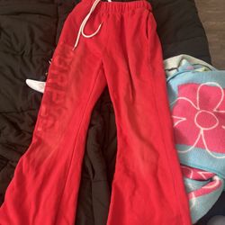 purple brand flare sweats worn once