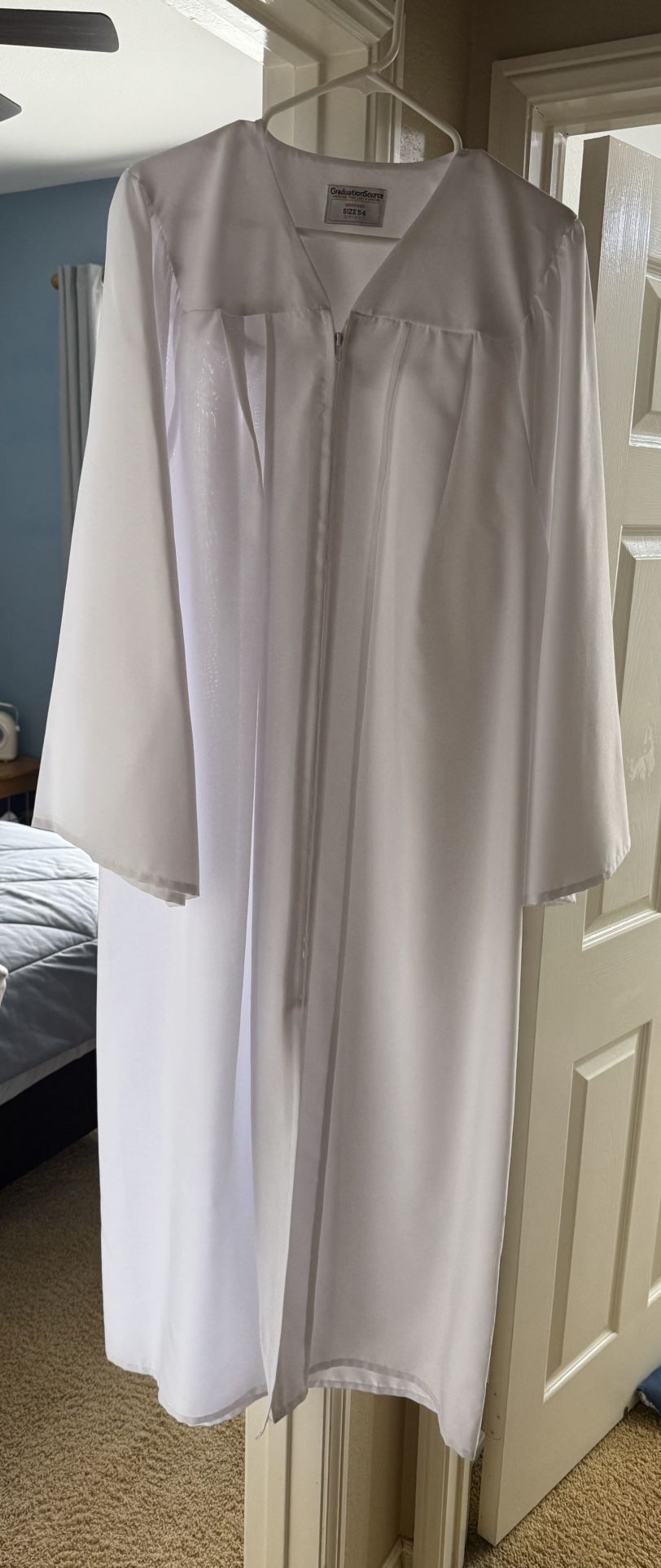 Graduation White Gown