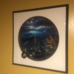 Wyland lslands print 1989 humpback whales