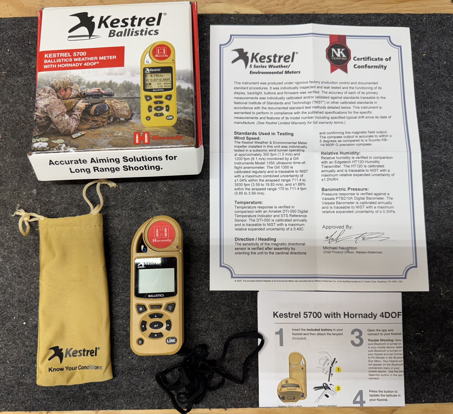 Kestrel - 5700 with Hornady 4DOF