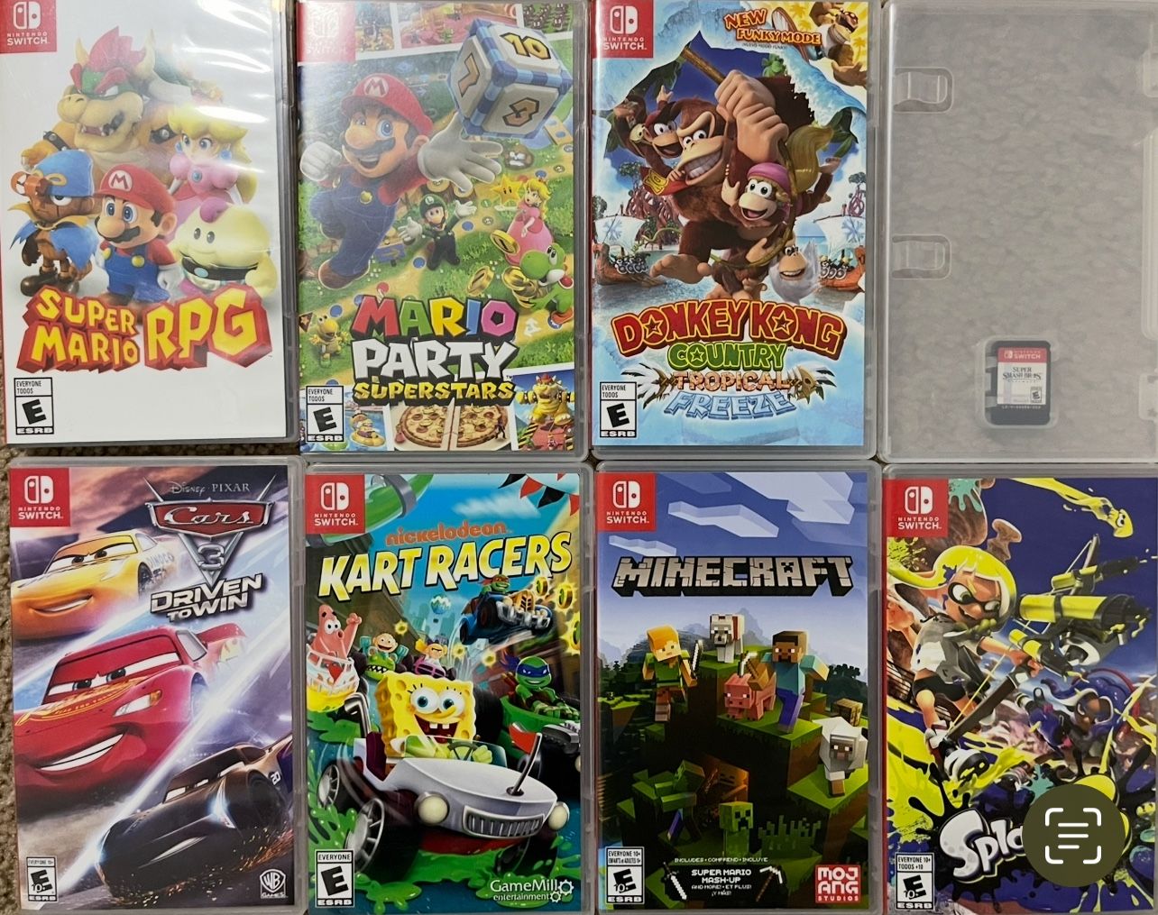 Nintendo Switch Games Bundle 8 Games