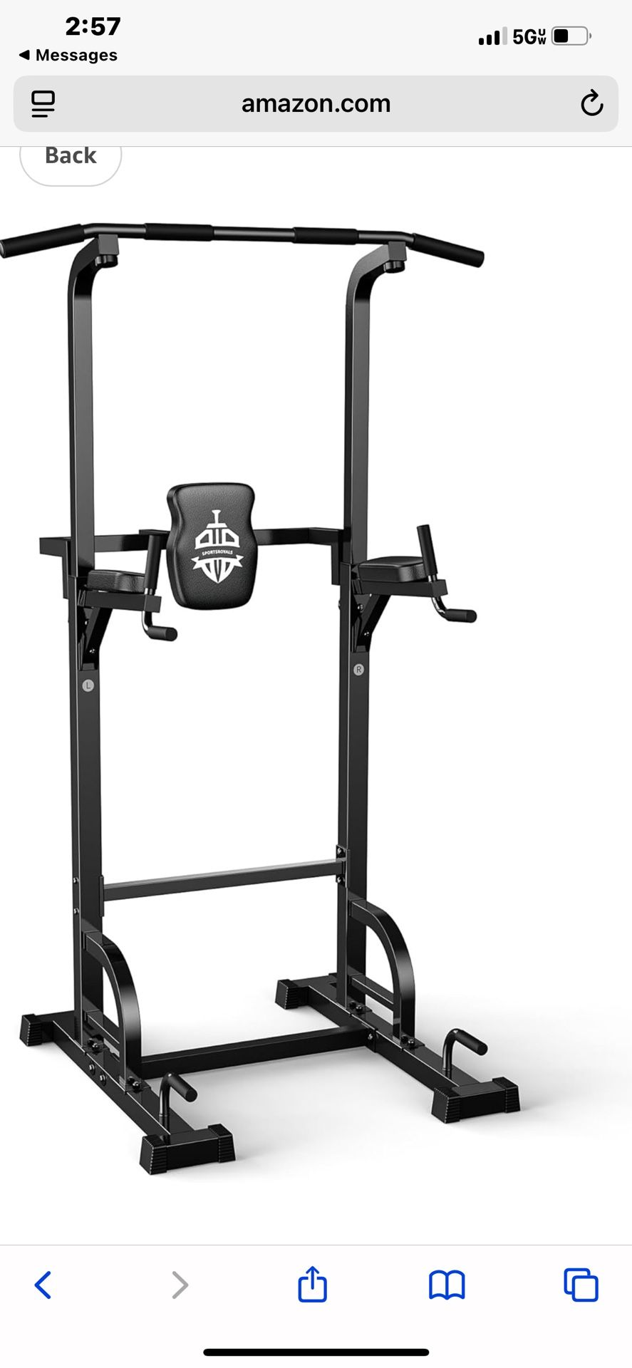 Home Gym Tower Pull Up Dip Station