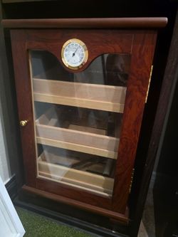 Cigar cabinet  for sale 3 tier drawer + built in humidifier
