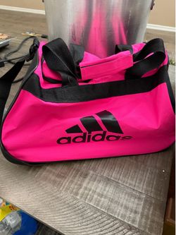 Pink adidas Douffle Bag
