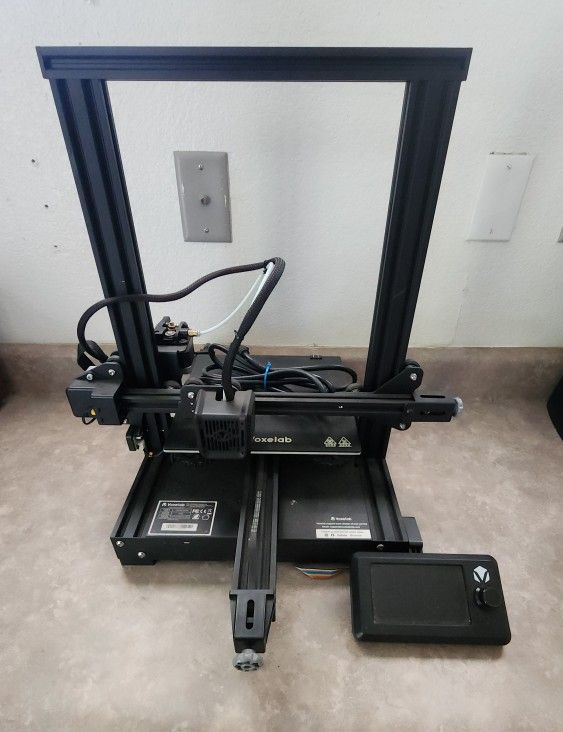 (For Parts or Repair) Voxelab Aquila 3D Printer – Powers On, SD Slot Faulty