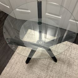 Round Glass table