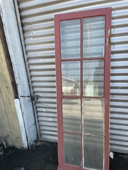 Vintage wood window
