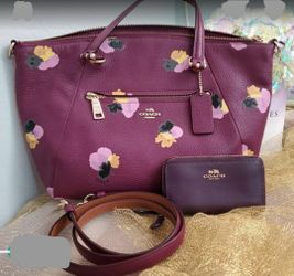 Coach purse and wallet