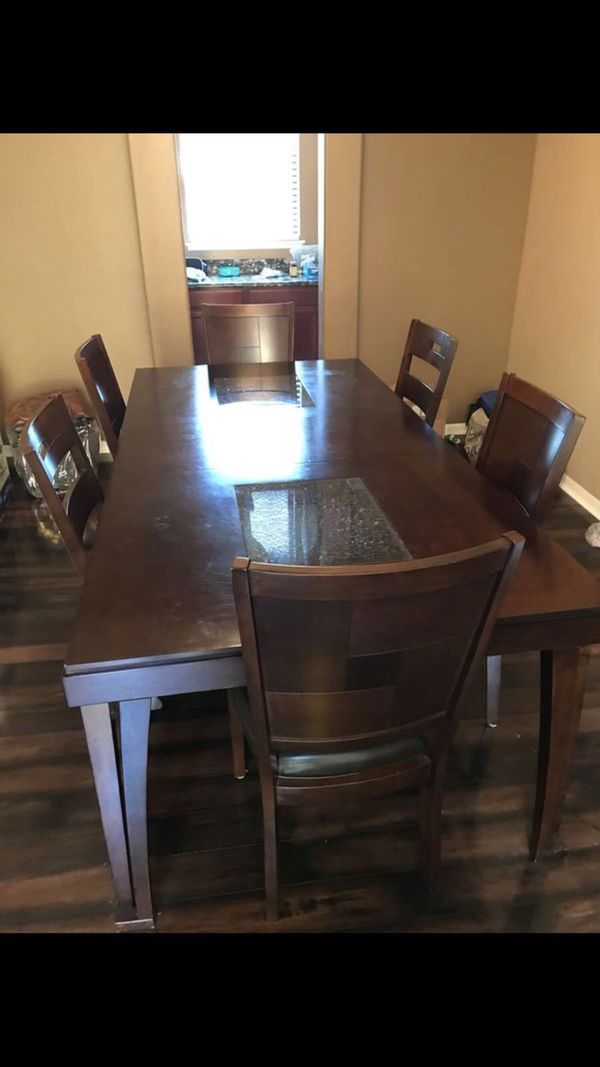 Dining Room Table With Six Chairs Excellent Condition Furniture In Dining Room Table With Six Chairs Excellent Condition Furniture In Orlando Fl Offerup