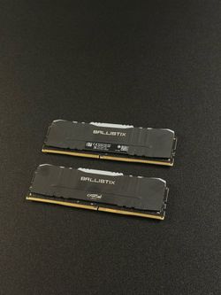 Crucial Ballistix 16GB DDR4-3600 RAM Kit (2x8GB) XMP