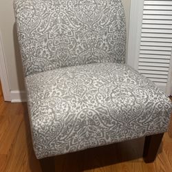 Gray Accent Chair 