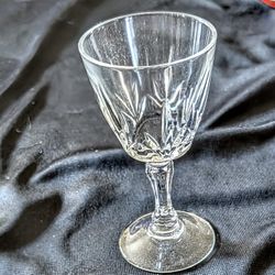 Hand Crafted, Cut Cristal Wine Glass From The 1860's
