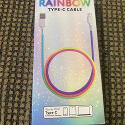 3 Foot Rainbow Type-C Charging Cable