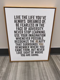 Lived the Life You’ve Always Dreamed Frame