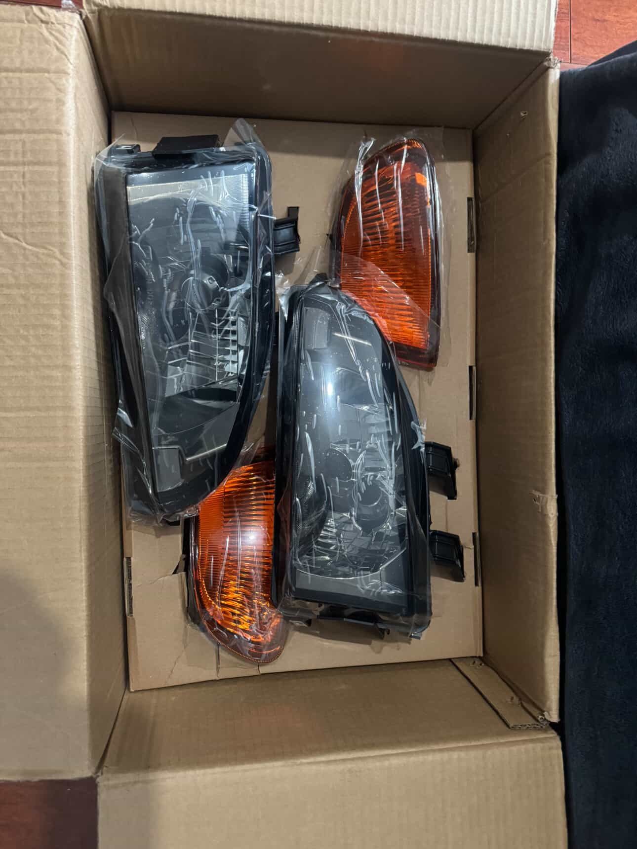 92-95 Honda Civic Hatchback Smoked Headlights