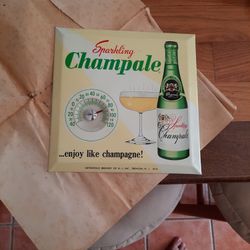 Old Beer  Sign  Great Shape. 9x9
