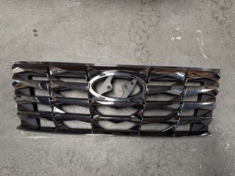 Front Bumper Upper Grille Fit Tucson 2022-2023 Gray