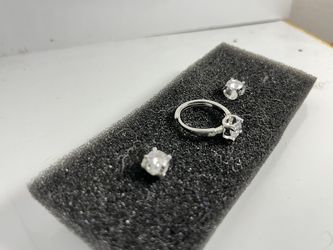 Solitude Ring And Earrings