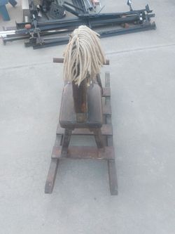 Antique rocking horse