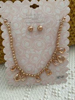Nicole Miller New York Necklace and Earring Set