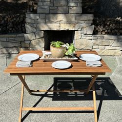 Teak Patio Dining Table (new)