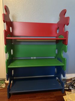 Kids Puzzle Bookcase