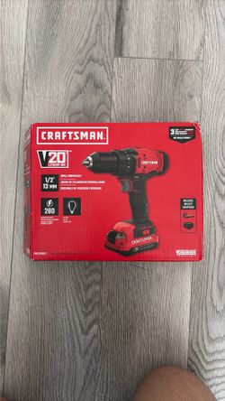 CRAFTSMAN CMCD700C1 1/2in 20V Cordless Drill/Driver with Charger & Battery NEW