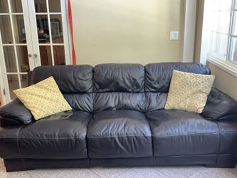 Leather Sofa & Loveseat