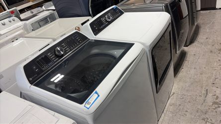 GE TOPLOAD WASHER AND ELECTRIC DRYER