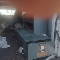 Shelves And Large Droor  For Plumbing Parts Inside Van Chevy Express 