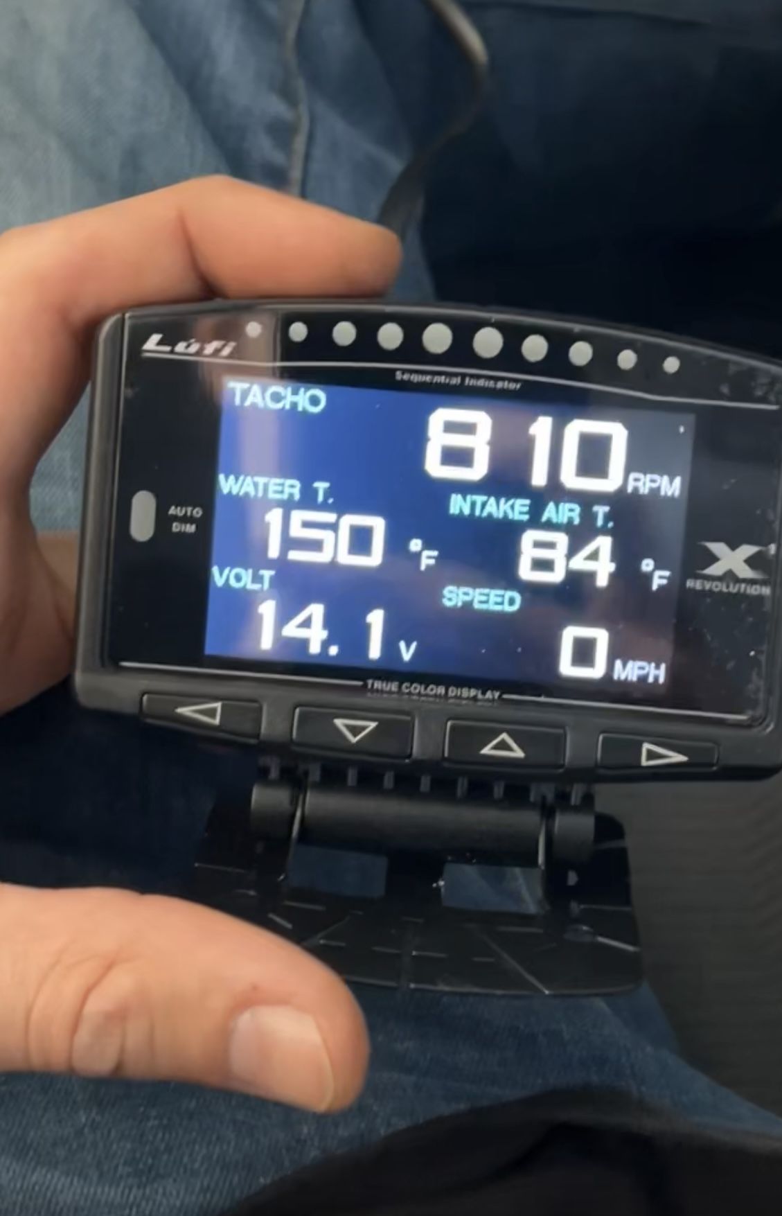 Obd2 Tachometer display