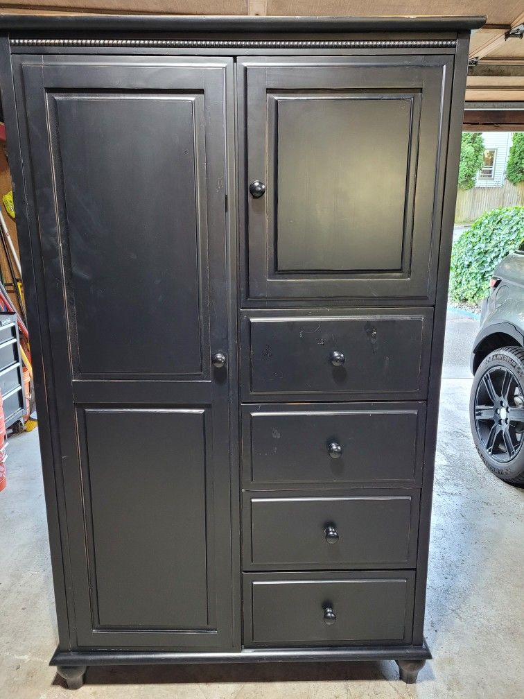 FREE- Underhills Black Armoire
