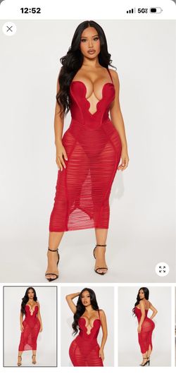 Fashion Nova Red Dress