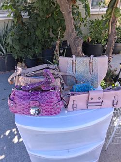 Lot of 5 Mixed Women's Handbags and Purses