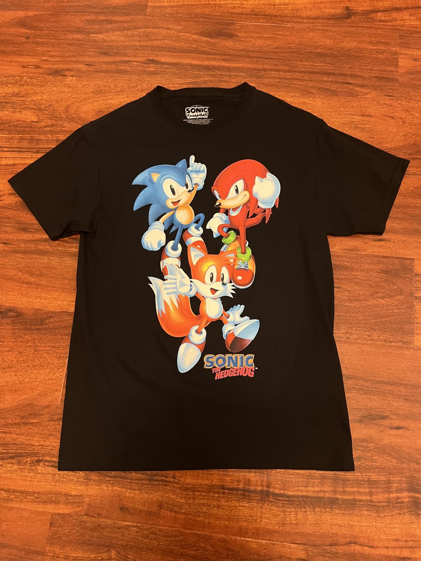 Sonic the Hedgehog T-Shirt Black Men’s Size M