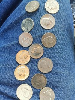 Half a dollar coins