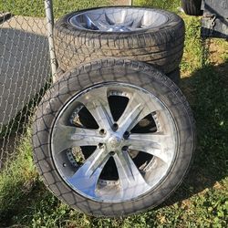 Foose 22" Wheels 6x5.5 Lug Pattern