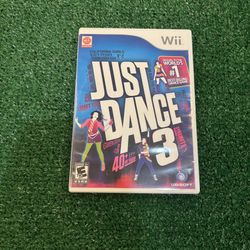 Just Dance 3 (Nintendo Wii) — Complete CIB w/ Manual by Ubisoft