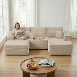 Brand new sofa in the form of a U