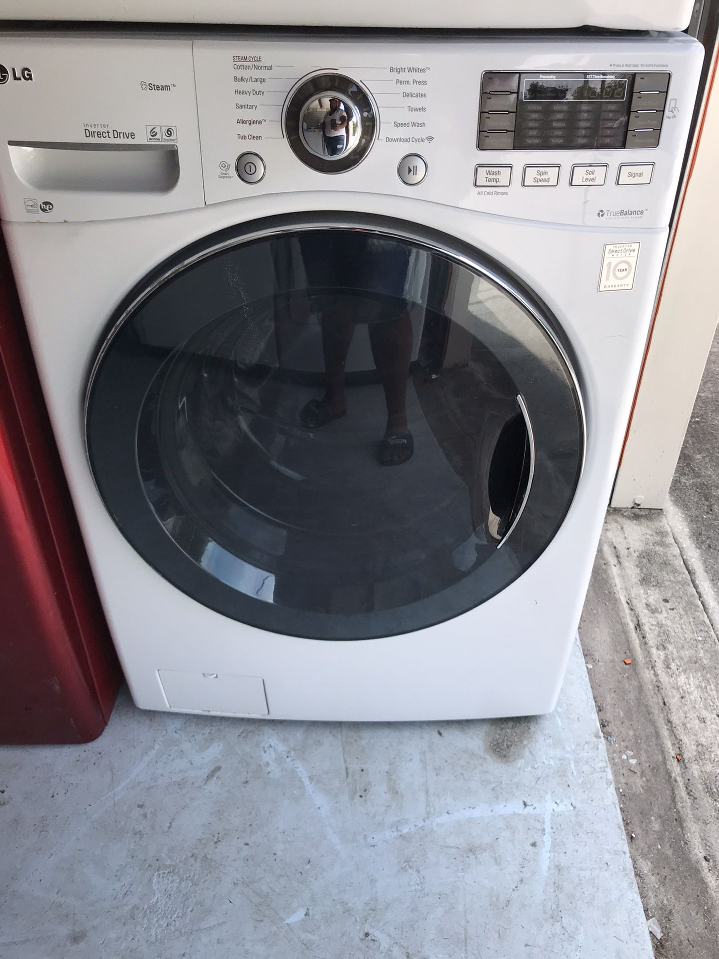 Washer machine front loader lg