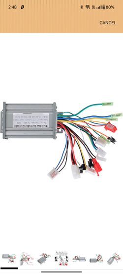 labwork Brushless Motor Speed Square Wave Controller 36V-48V 350W Replacement for Electric E-Bike Scooter