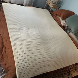 Natural Latex Queen Size Mattress Topper 2inch 
