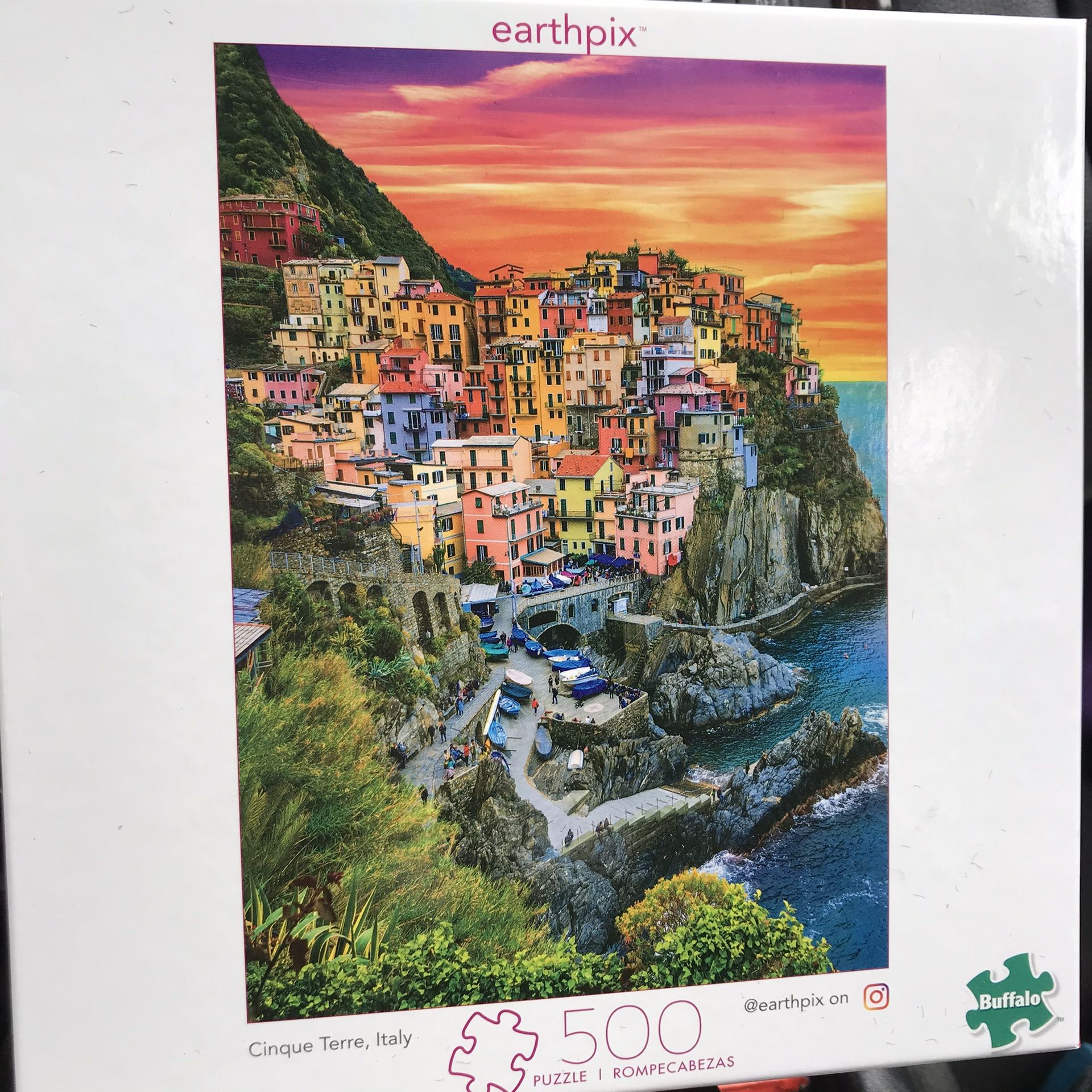 NEW!!! 500 Piece Earthpix Puzzle CINQUE TERRE ITALY